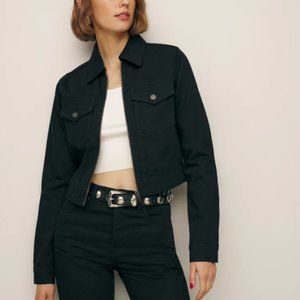 NWT Reformation Romy Denim Jacket